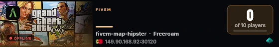   live status badge