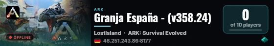 Granja España - (v358.24) live status badge