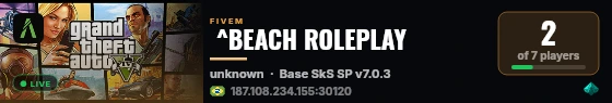  ^BEACH ROLEPLAY live status badge
