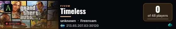 Timeless live status badge