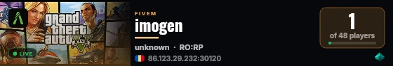imogen live status badge