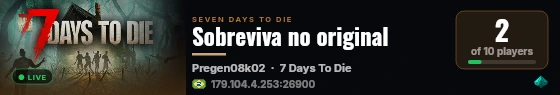 Sobreviva no original live status badge