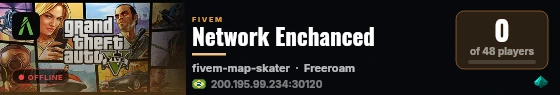Network Enchanced live status badge