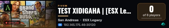 TEST XIDIGAHA | [ESX Legacy] live status badge