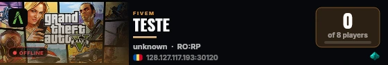 TESTE live status badge
