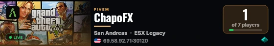 ChapoFX live status badge
