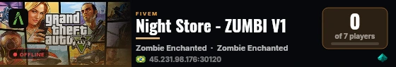 Night Store - ZUMBI V1 live status badge