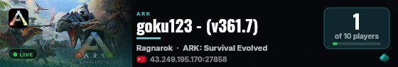 goku123 - (v361.7) live status badge