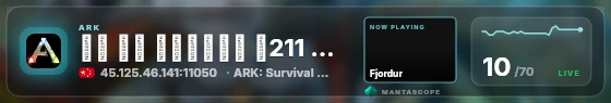 Glass badge preview