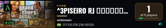 ^3PISEIRO RJ ▬▬▬▬↭🡺WIPOU HJ 01-MAI🡸↭▬▬▬▬ live status badge