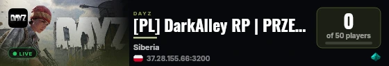 [PL] DarkAlley RP | PRZERWA | darkalley.com.pl live status badge