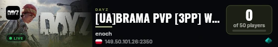 [UA]BRAMA PVP [3PP] Wipe 23.08 live status badge