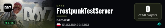 FrostpunkTestServer live status badge