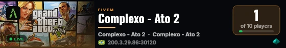 Complexo - Ato 2 live status badge
