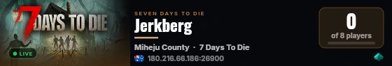 Jerkberg live status badge