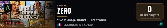 ZERO live status badge