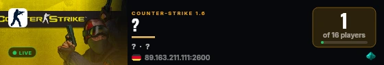 ? live status badge