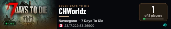 CHWorldz live status badge