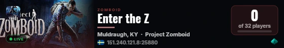 Enter the Z live status badge