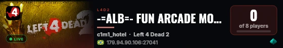 -=ALB=- FUN ARCADE MODE live status badge