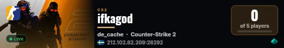 ifkagod live status badge