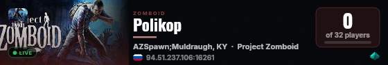 Polikop live status badge