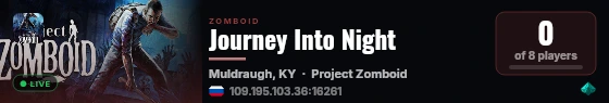 Journey Into Night live status badge