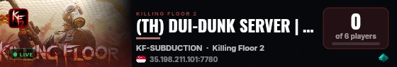(TH) DUI-DUNK SERVER | VANILLA | 4 live status badge