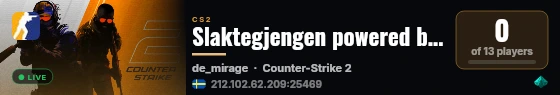 Slaktegjengen powered by PRACC.COM powered by PRACC.COM live status badge