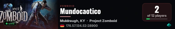 Mundocaotico live status badge
