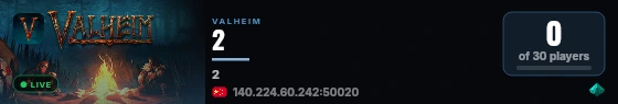 2 live status badge