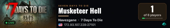 Musketeer Hell live status badge