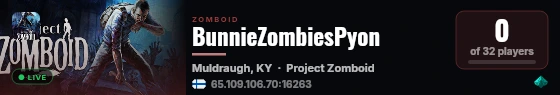 BunnieZombiesPyon live status badge