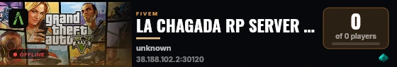 LA CHAGADA RP SERVER ROL CERIO ENTRA ASER HISTORIA live status badge