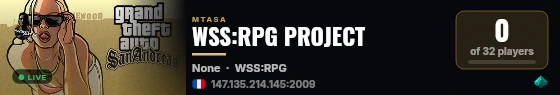 WSS:RPG PROJECT live status badge
