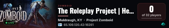 The Roleplay Project | Heavy RP live status badge