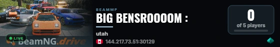 BIG BENSROOOOM : live status badge