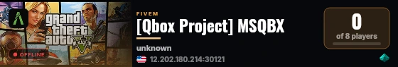 [Qbox Project] MSQBX live status badge