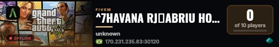^7HAVANA RJ⌠ABRIU HOJE + VIP GRÁTIS⌡😈 live status badge