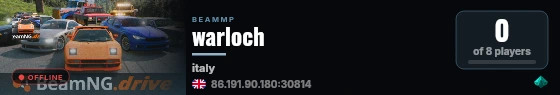 warloch live status badge