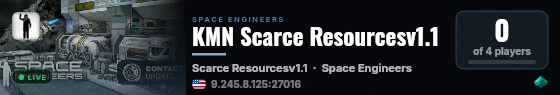 KMN Scarce Resourcesv1.1 live status badge