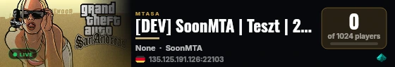 [DEV] SoonMTA | Teszt | 22103 live status badge
