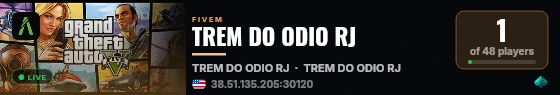TREM DO ODIO RJ live status badge