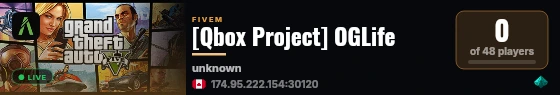 [Qbox Project] OGLife live status badge