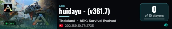 huidayu - (v361.7) live status badge