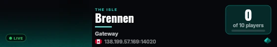 Brennen live status badge