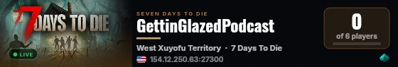 GettinGlazedPodcast live status badge