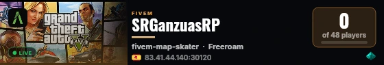 SRGanzuasRP live status badge
