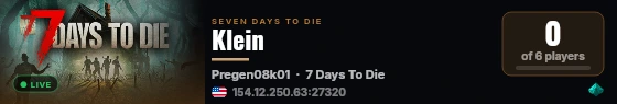 Klein live status badge