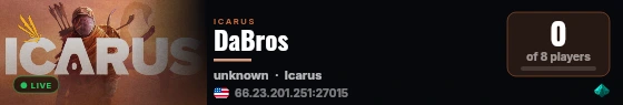 DaBros live status badge